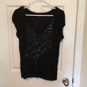BR Black Sparkle tee